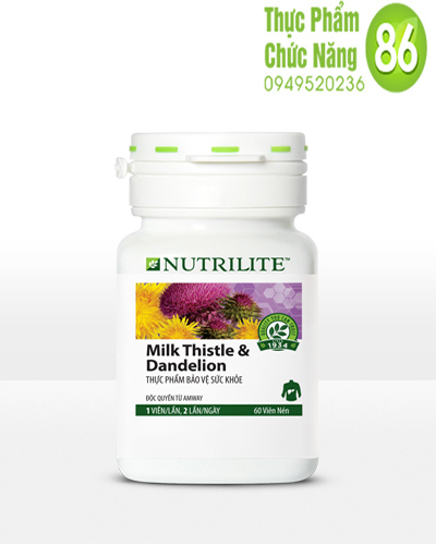 Thực phẩm chức năng bảo vệ gan Nutrilite Milk Thistle & Dandelion Amway