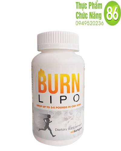 Viên uống giảm cân Burn Lipo - Nhập khẩu Mỹ