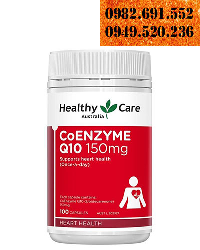 Viên Uống bổ tim Coenzyme Q10 150Mg Healthy Care - 100 viên