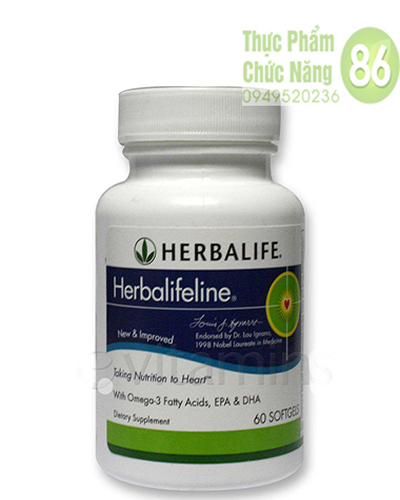 Omega 3 Herbalifeline - hỗn hợp dầu cá ngừ hỗ trợ tim mạch