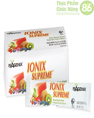 Ionix Supreme Isagenix - tăng cường sức đề kháng chính hãng giá rẻ