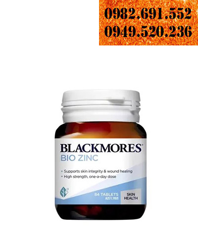 Viên uống bổ sung kẽm tự nhiên Bio Zinc Blackmores Úc (84 viên)