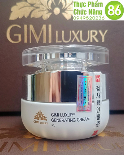Kem Đêm GiMi Luxury Gennerating Cream 30g - Kem đặc trị nám tàn nhang Hàn Quốc Chính Hãng