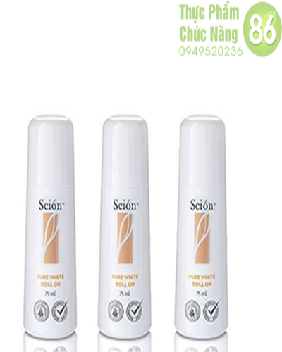 Lăn khử mùi Scion pure white roll on nuskin giúp trị hôi, trị thâm vùng nách hiệu quả