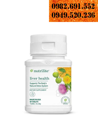Nutrilite Liver Health - Giải độc và tăng chức năng gan Amway 60 viên
