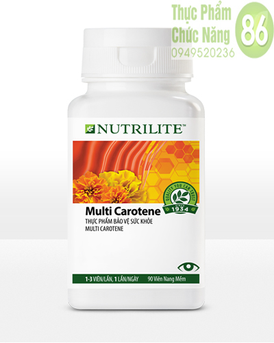 Thực phẩm bổ sung Nutrilite Multi Carotene - Chống oxy hóa cho mắt và da