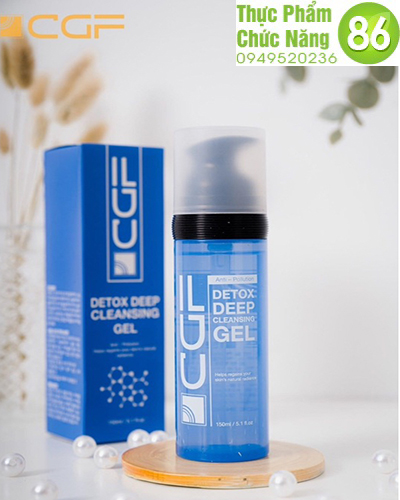 Sữa rửa mặt Hàn Quốc giữ ẩm da CGF - Sạch sâu, đánh bay mụn, detox thải độc