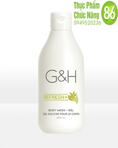 Sữa Tắm mang lại sự tươi mới cho làn da G&H Refresh+ (400 ml) Amway chính hãng giá rẻ