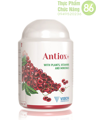 Thực phẩm chức năng Antiox+ của VISION - BỔ SUNG VITAMIN VÀ KHOÁNG CHẤT