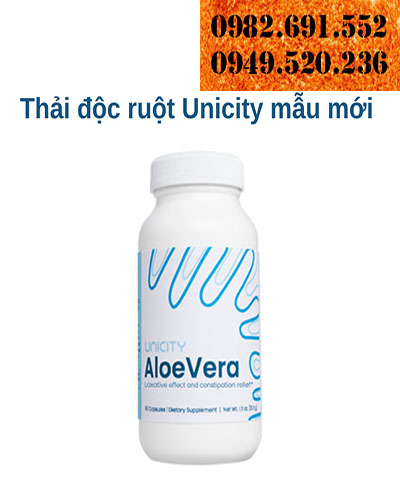 Trà ruột viên Unicity Aloe Vera 50 viên - Hỗ trợ tiêu hóa khỏe mạnh