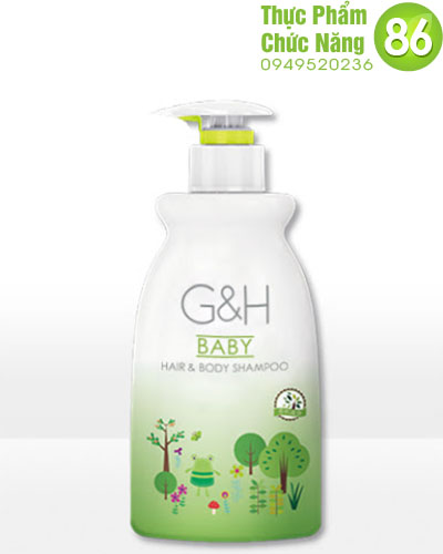 [Mẫu Mới] Dầu gội - Sữa tắm em bé G&H Amway 400ml