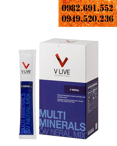 V Neral Vlive International giúp bổ sung collagen và khoáng chất cho da