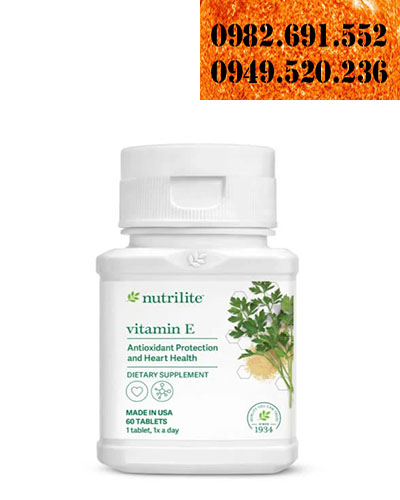 Vitamin E nutrilite Amway - Chống Oxy Hóa, Hỗ Trợ Da & Tim Mạch