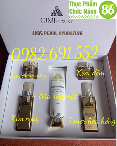 Bộ Gimi truyền thống, Gimi Luxury Gold - Trắng da, sạch nám tàn nhang Cao Cấp