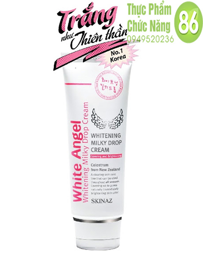 Kem White Angel - Kem face dưỡng da Trắng Như Thiên Thần cao cấp Skinaz Hàn Quốc chính hãng 70g