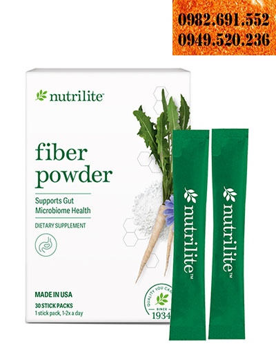 Nutrilite Fiber Powder Amway– Bổ sung chất xơ hòa tan, hỗ trợ tiêu hóa khỏe mạnh