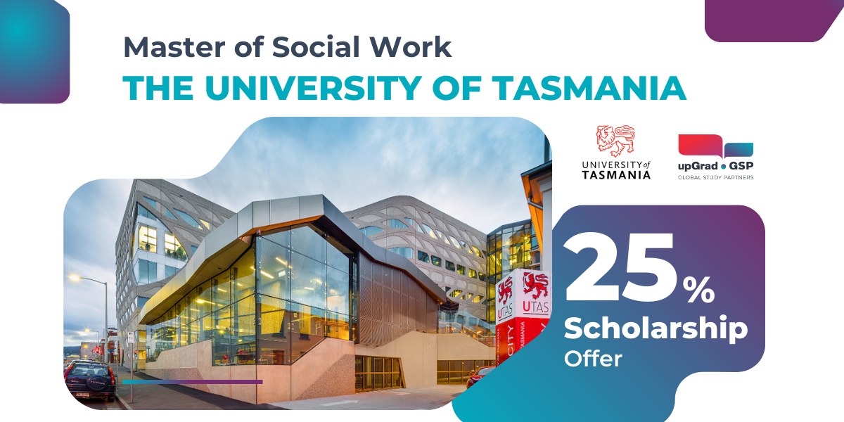 Học Thạc sĩ ngành Công tác xã hội dễ dàng hơn với học bổng 25% từ Đại học Tasmania