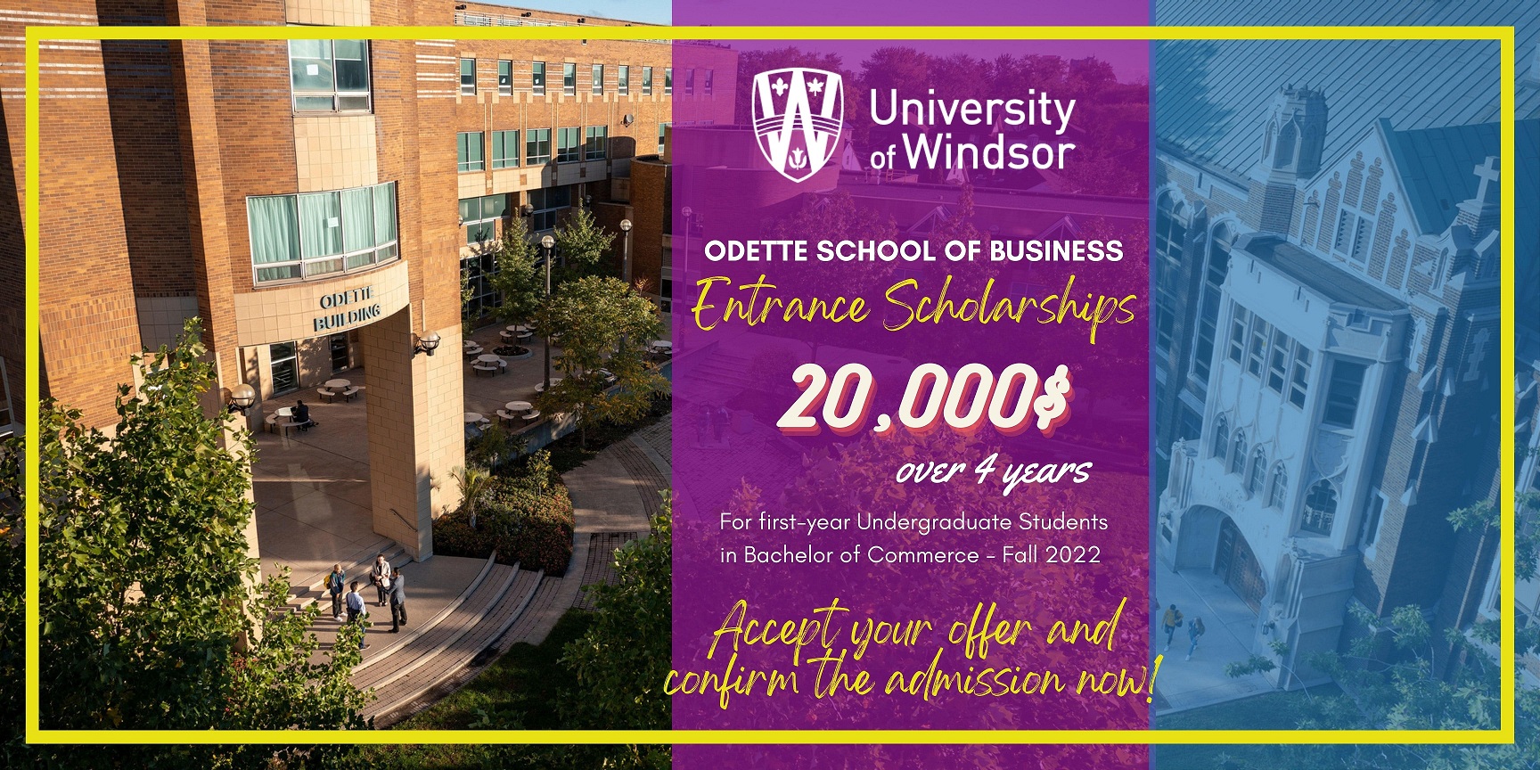 Học bổng đặc biệt từ Đại học Windsor cho chương trình Cử nhân Quản trị Kinh doanh Kỳ mùa thu 2022
