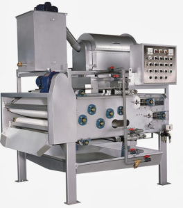 máy ép bùn băng tải TA-500, máy ép bùn băng tải