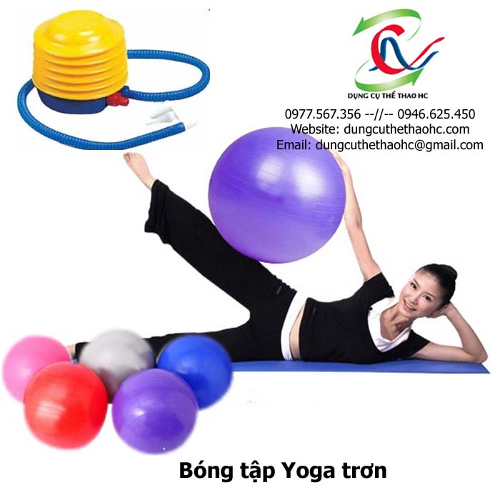 Bóng tập yoga trơn 65cm