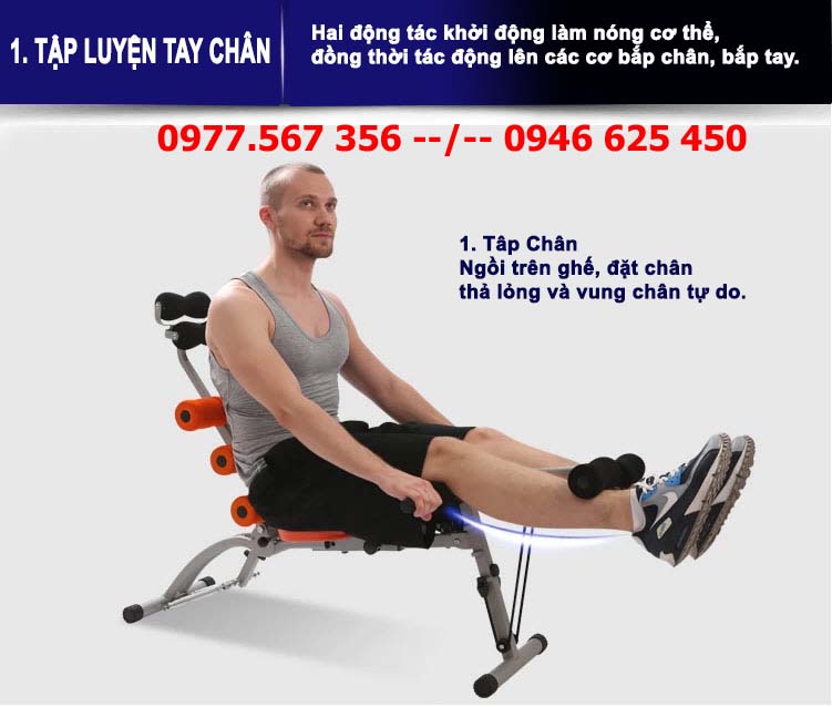 máy tập bụng Rale 2013