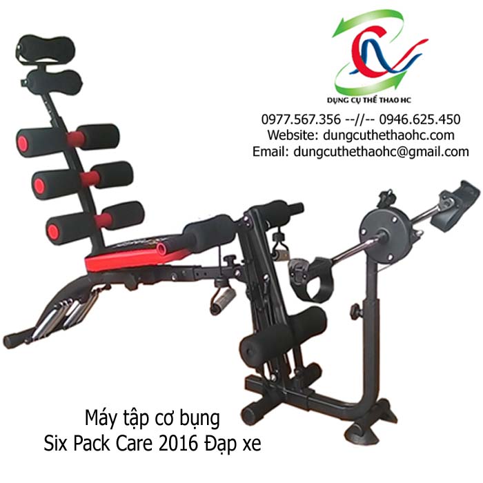 Máy tập cơ bụng Six pack care 2016 với bàn đạp