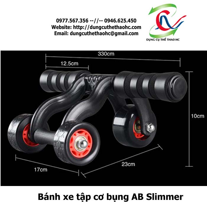 Kích thước máy tập bụng ab slimmer