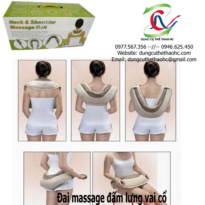 Đai massage đấm lưng vai cổ