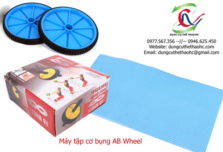Chi tiết các bộ phận máy tập cơ bụng AB Wheel