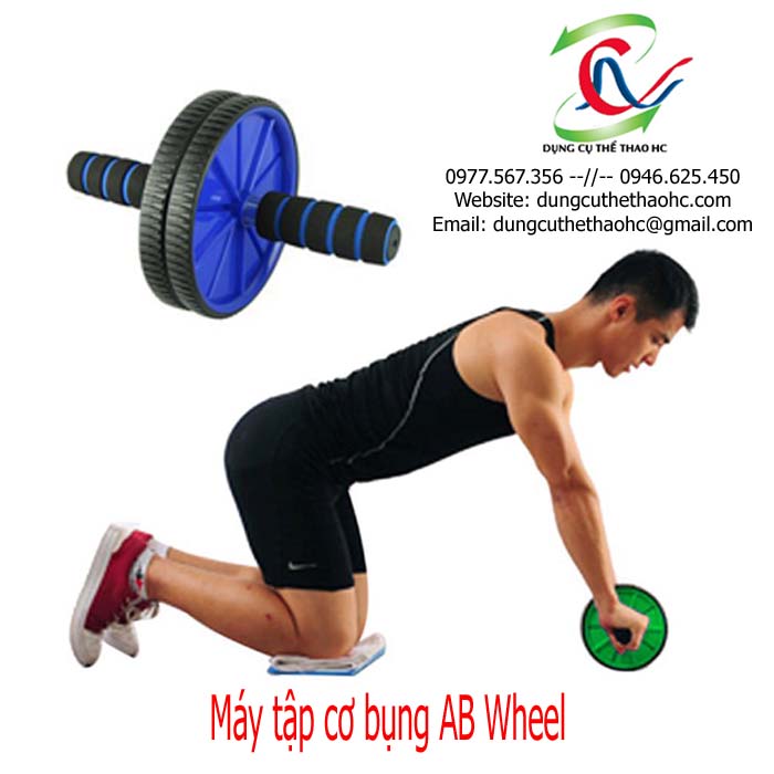 Cách tập với máy tập cơ bụng AB Wheel