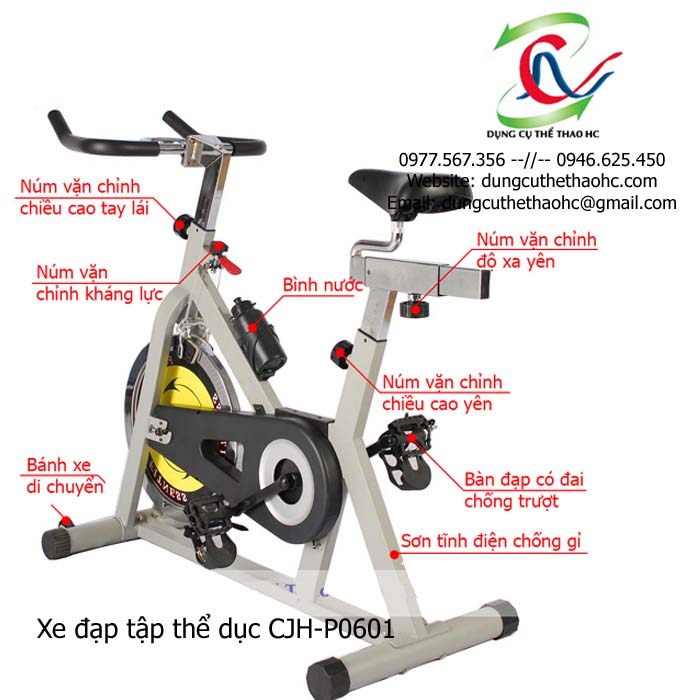 Xe đạp tập thể dục CJH P0601