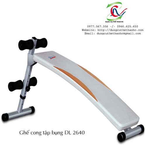 Ghế cong tập cơ bụng DL 2640