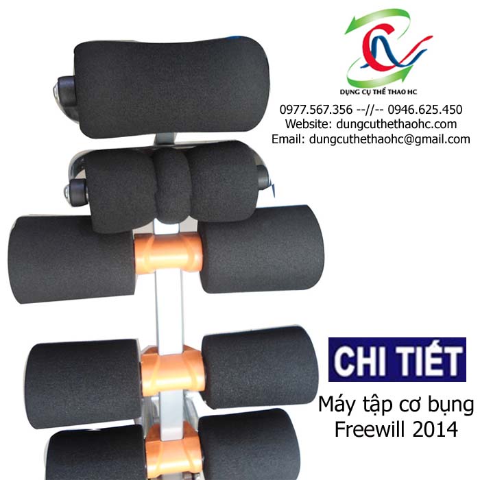 mút của Máy tập cơ bụng Freewill 2014