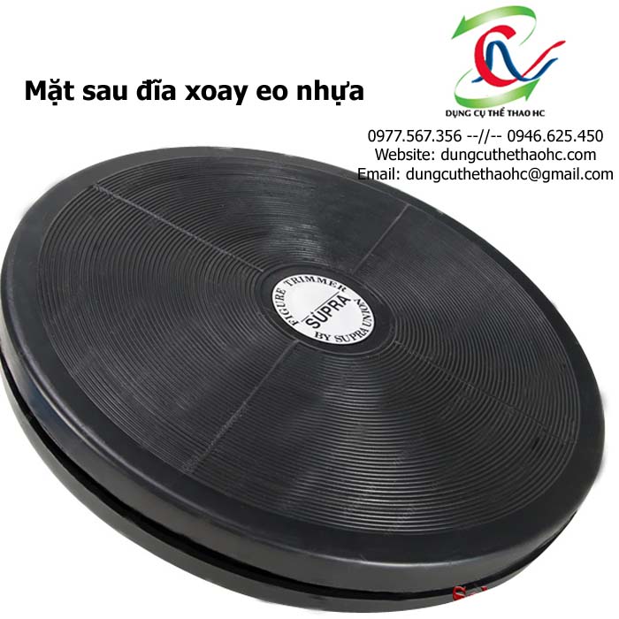 Mặt sau Đĩa xoay eo nhựa thanh xuân