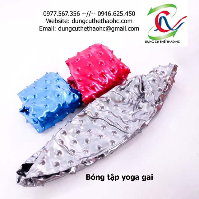 Bóng tập yoga gai khi chưa bơm