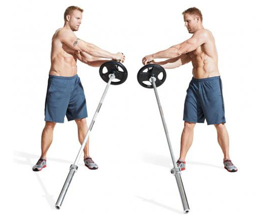 Barbell Russian Twist