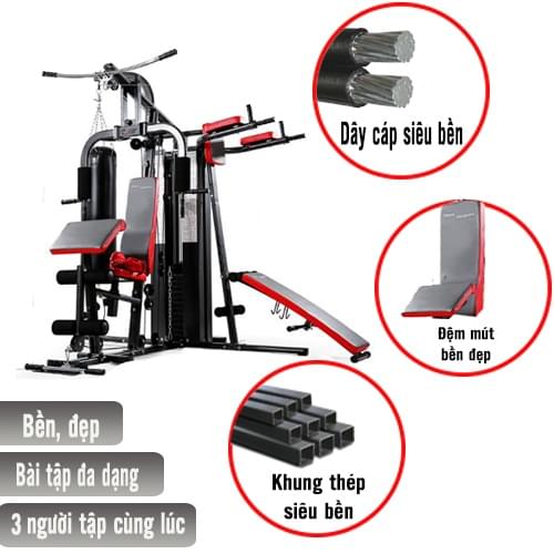 cấu tạo giàn tạ đa năng 2018