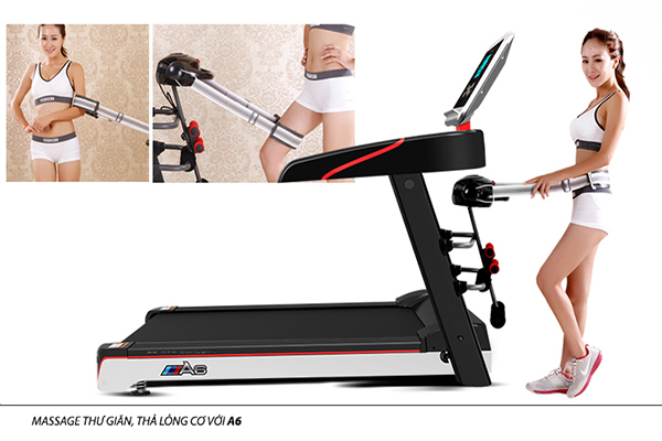 chức năng massage của máy chạy bộ điện a6
