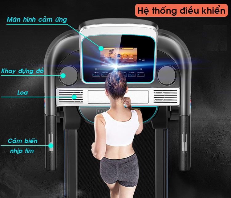 màn hình máy chạy bộ điện HQ 111