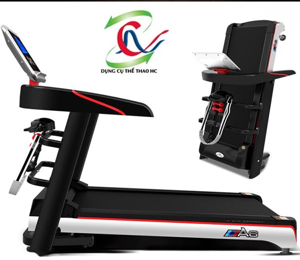 tính năng gập gọn chiếc máy chạy bộ điện a6