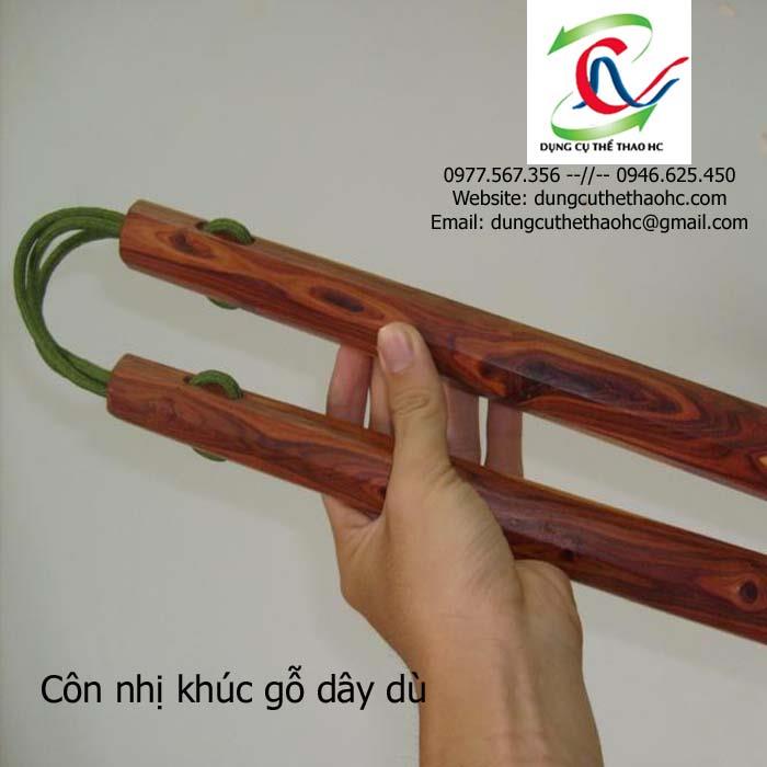 Hình thực tế côn nhị khúc gỗ