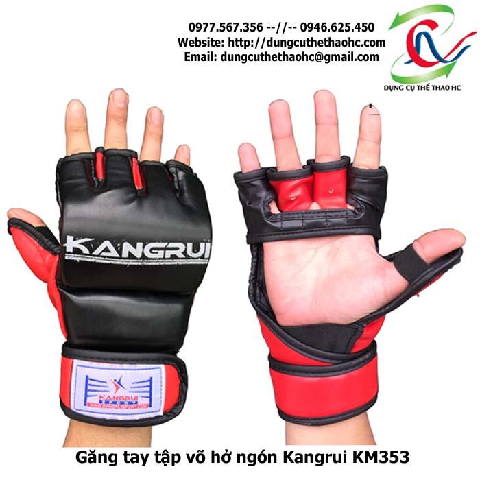 Hình ảnh thực tế găng tay xỏ ngón Kangrui KM353