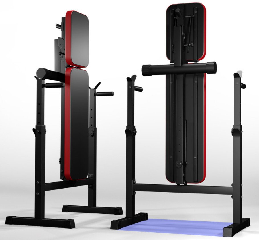 GHẾ TẠ ĐƠN TK189 gập gọn khi không sử dụng