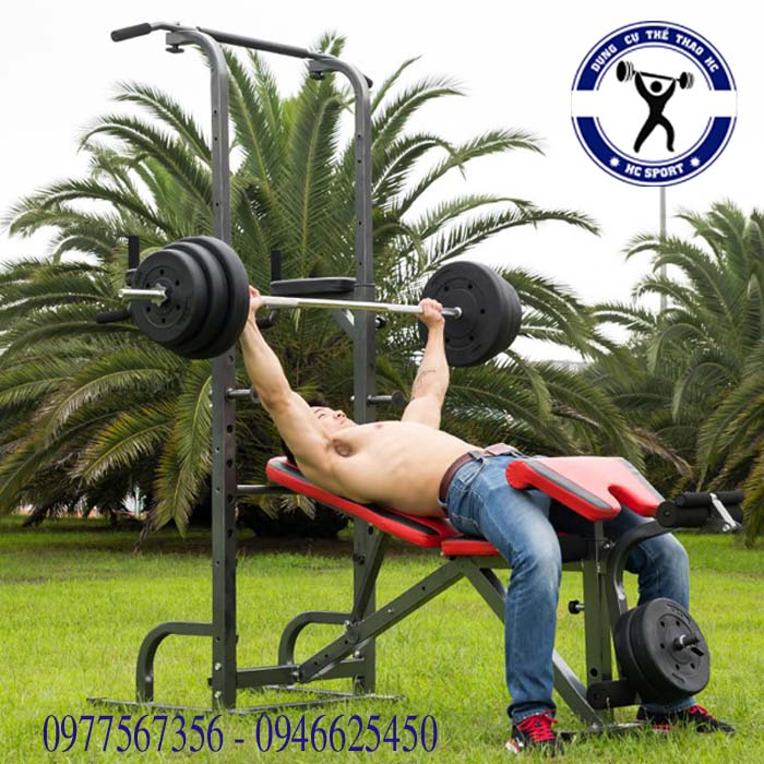 Bài tập đẩy tạ với dàn tập tạ đa năng 2016