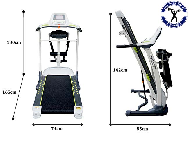 Kích thước Máy chạy bộ điện đa năng HQ-V1C