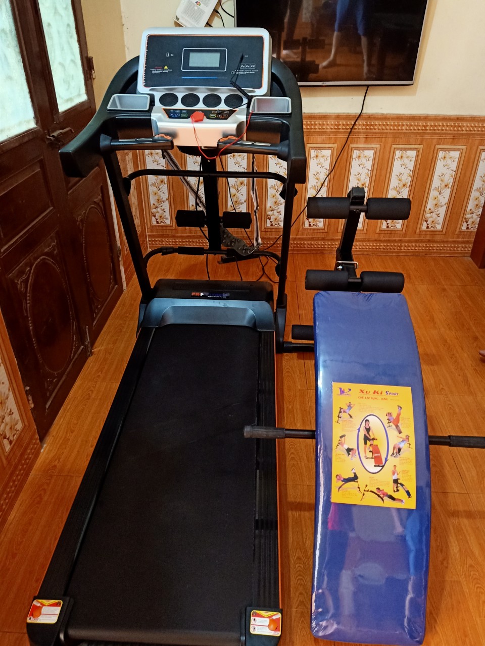 Máy chạy bộ điện PRO FITNESS PF-114 sẵn hàng tại 32 định công hạ