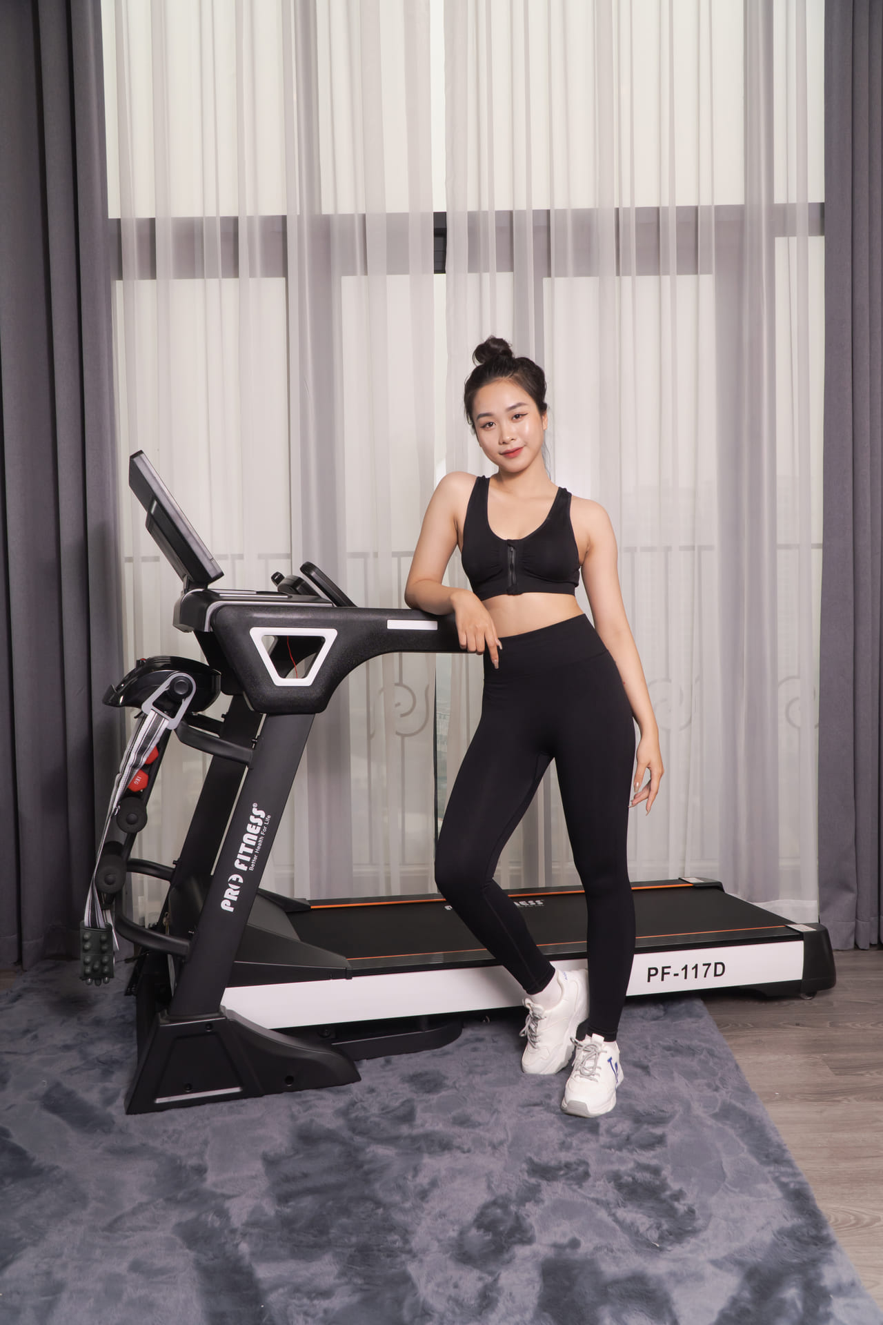 địa chỉ bán Máy chạy bộ điện PRO FITNESS PF-117D