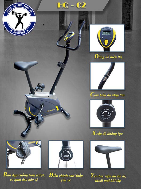 Tập thể dục tại nhà với xe đạp thể dục giá rẻ