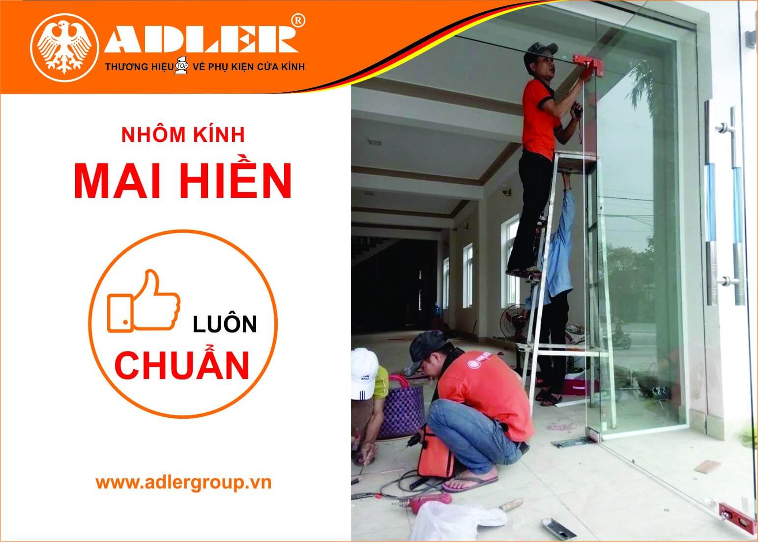 Ảnh 3- Nhôm kính Mai Hiền luôn tỉ mỉ với từng công trình