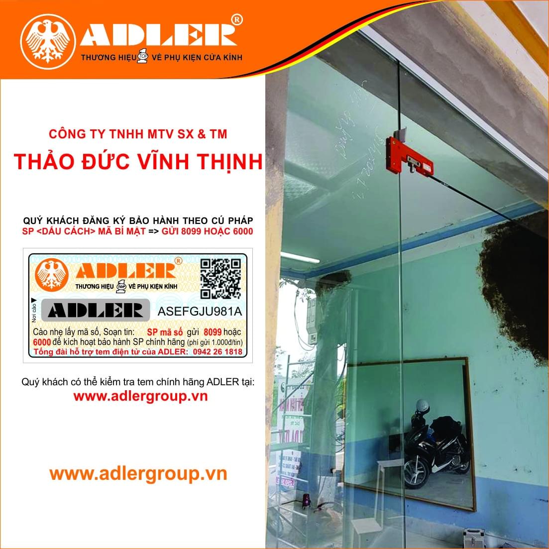 Cùng nhắn tin kích hoạt tem bảo hành điện tử Adler